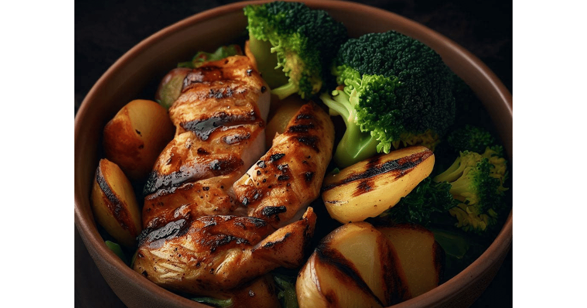 Chicken and Sweet Potato Bowl 