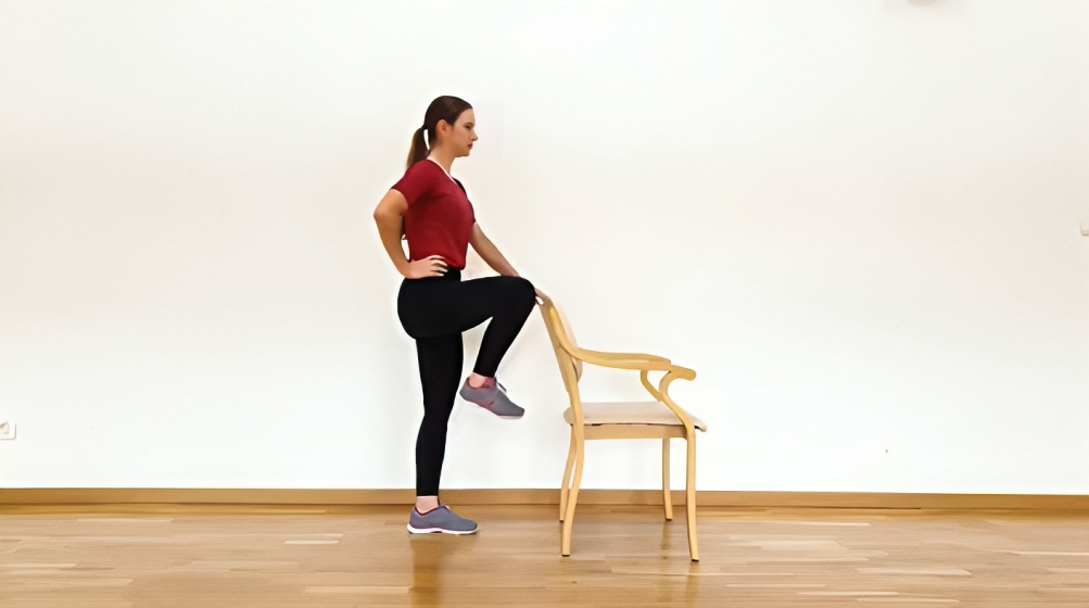 Hip Flexion and Extension Senior Exercise