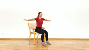 Seated Swimming Senior Exercise