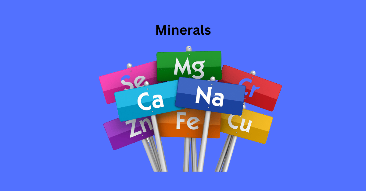 Minerals Functions